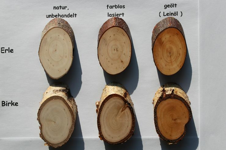 natürliches Birkenholz zum Basteln, Dekorieren und Heimwerken  - Weitere - Bild 3