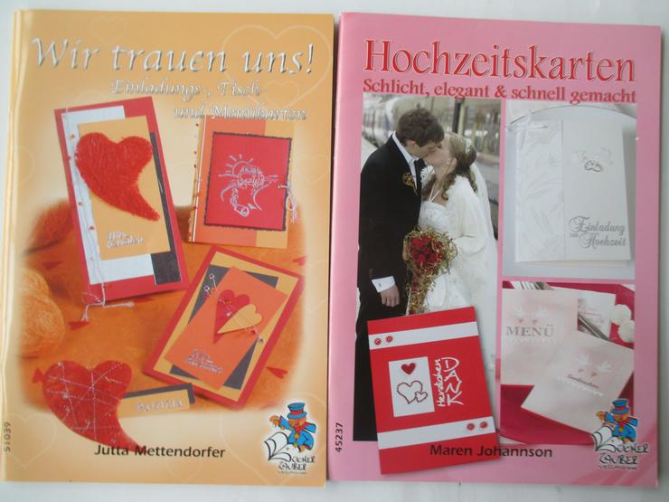 Bücher zum Hochzeitskarten erstellen - Hochzeitsdeko
