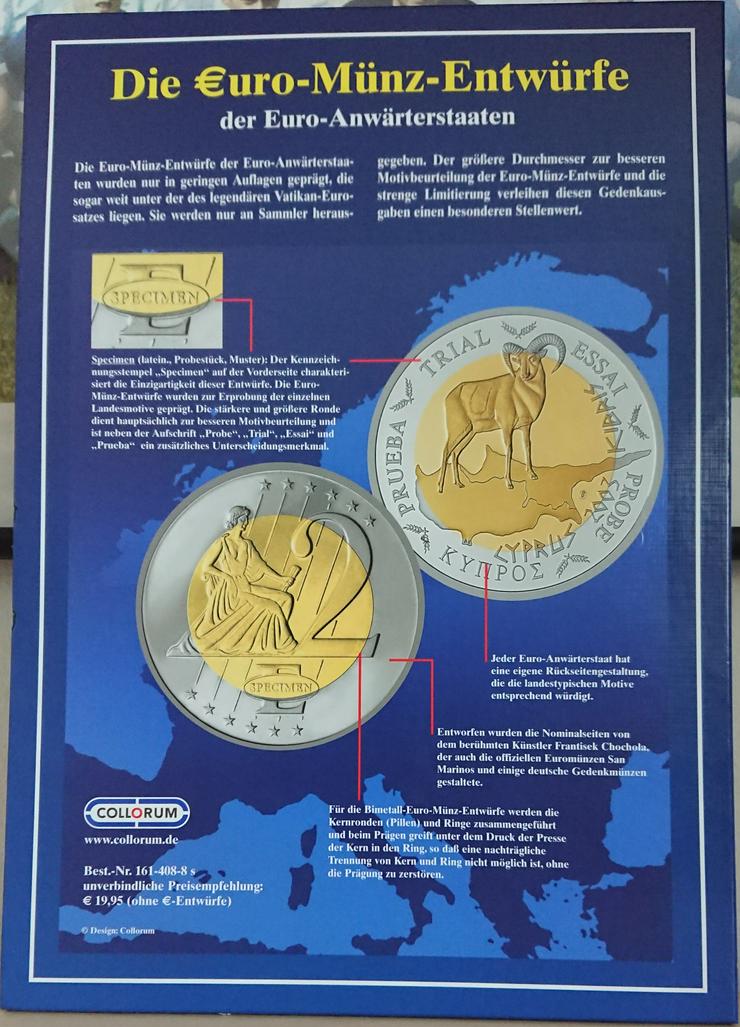 Sonderprägungen der EURO-Münzentwürfe  CZ / PL / HU / SI / CY - Euros - Bild 7
