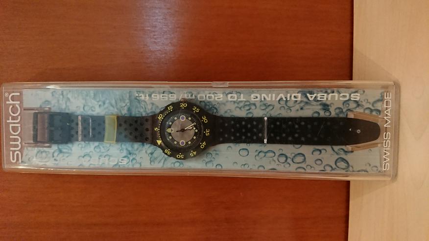 Swatch Scuba 200 Shamu Black Wave SDB102 - 1992 - Herren Armbanduhren - Bild 1