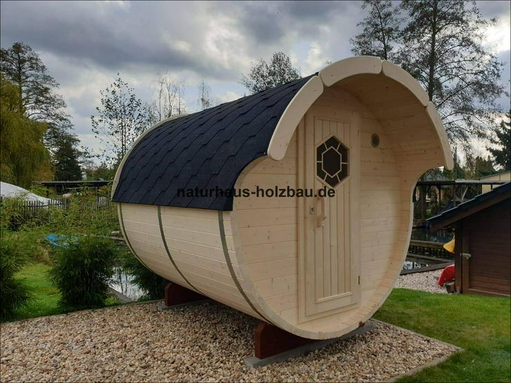 Bild 12: Fasssauna, Saunafass, Gartensauna, Sauna Pod, Fass Sauna, Sauna Fass, Fasssauna Berlin