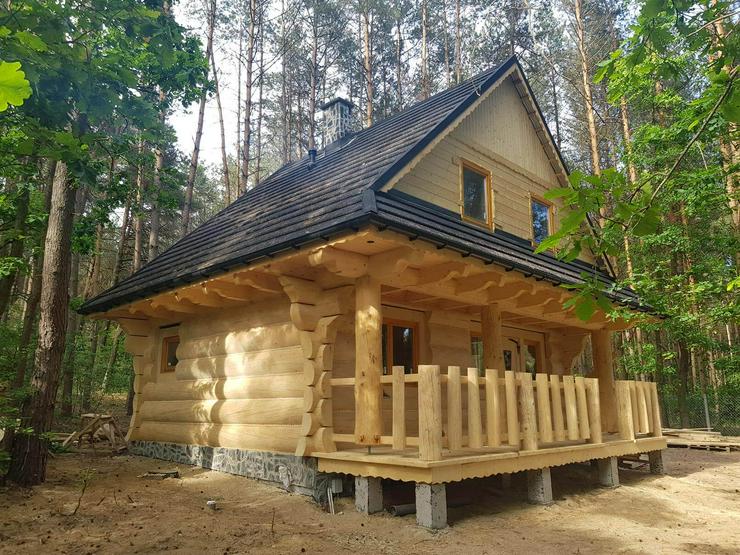 Bild 7:   Holzhaus Blockhaus Subunternehmer Zimmermann Holzarbeiten