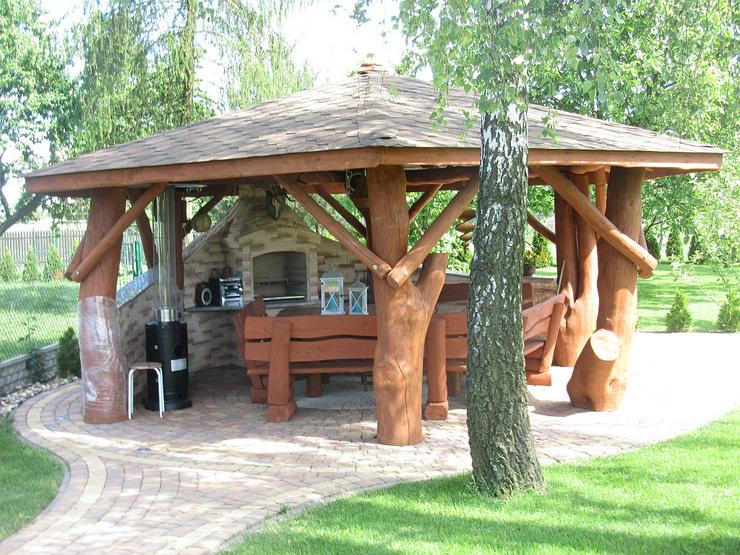 Bild 11:  Gartenhaus Spielplatz Carport Pergola Terrasse Gartenpavilion