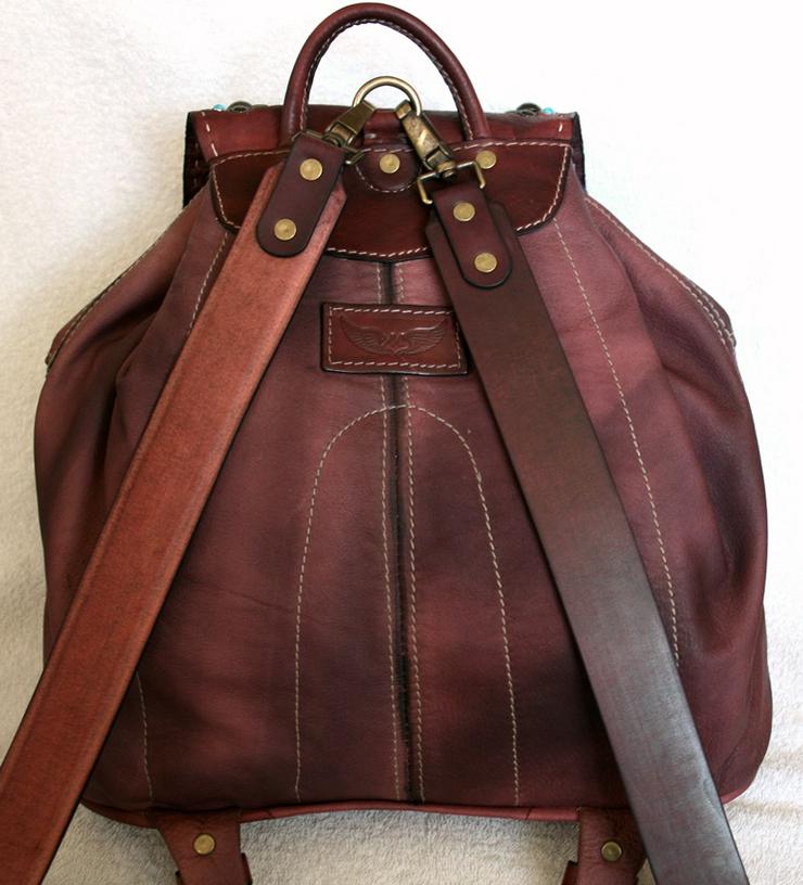 Bild 5: Echtes Leder Rucksack,Neue,Einzelstück