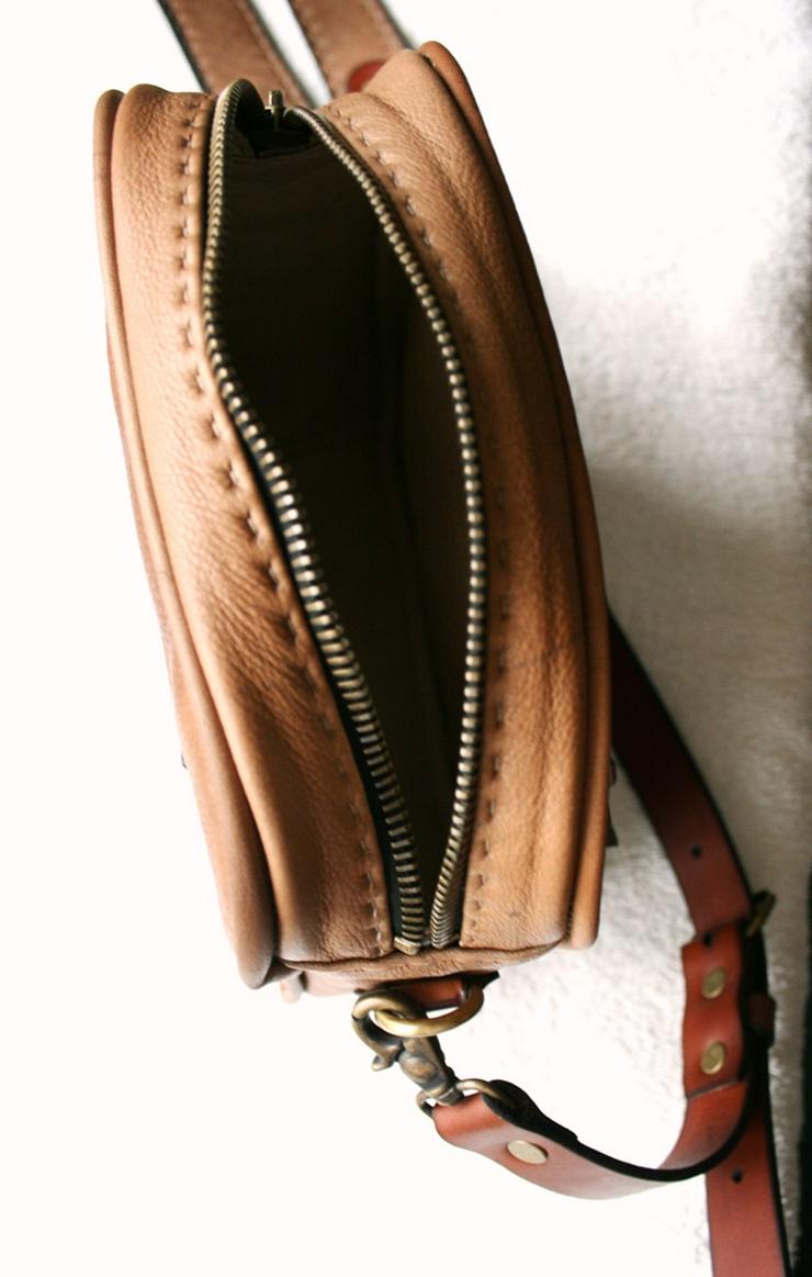 Schultertasche Echt Leder Handmade Einzelstück - Taschen & Rucksäcke - Bild 3
