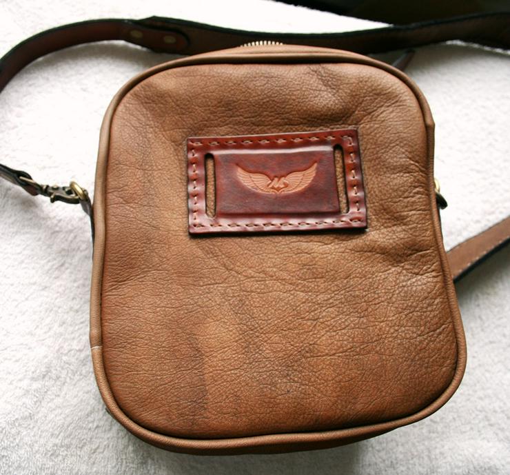 Schultertasche Echt Leder Handmade Einzelstück - Taschen & Rucksäcke - Bild 5
