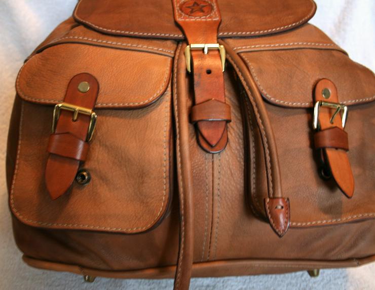 Echtes Leder Rucksack,Neue,Einzelstück - Taschen & Rucksäcke - Bild 2