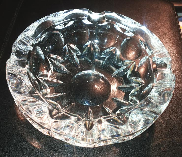 Aschenbecher Kristall Glas (FP) noch 1 x Preis runter gesetzt ! - Gläser - Bild 2