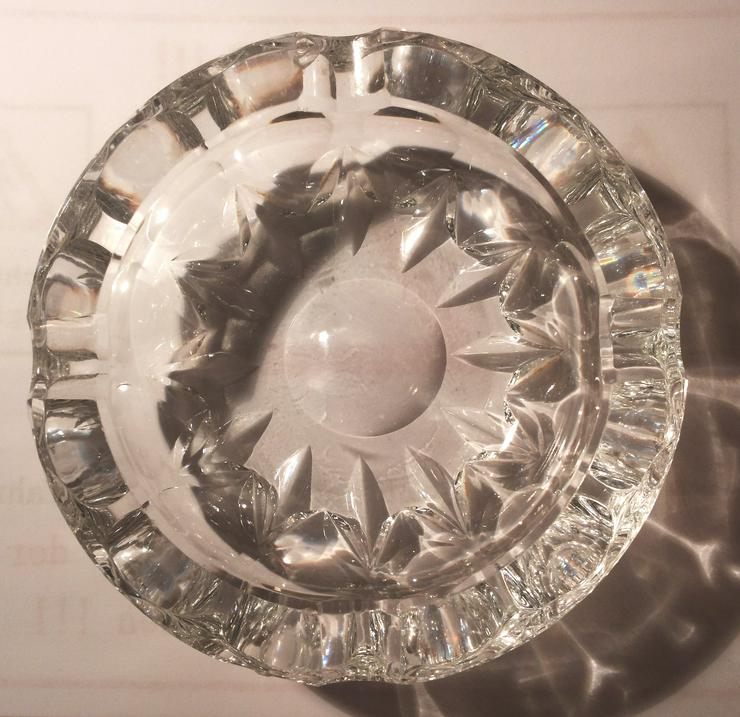 Bild 6: Aschenbecher Kristall Glas (FP) noch 1 x Preis runter gesetzt !