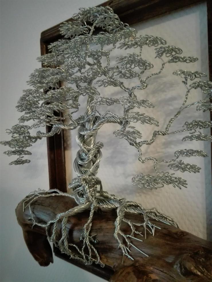Bild 5: Skulptur Gemälde Baum des Lebens aus Metall