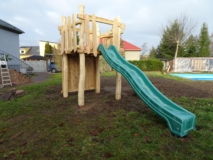 Bild 5: Spielplatzgestaltung, Freiraumgestaltung aus Holz (Schaukeln,Wippen,Baumhaus,Klettergerüst)