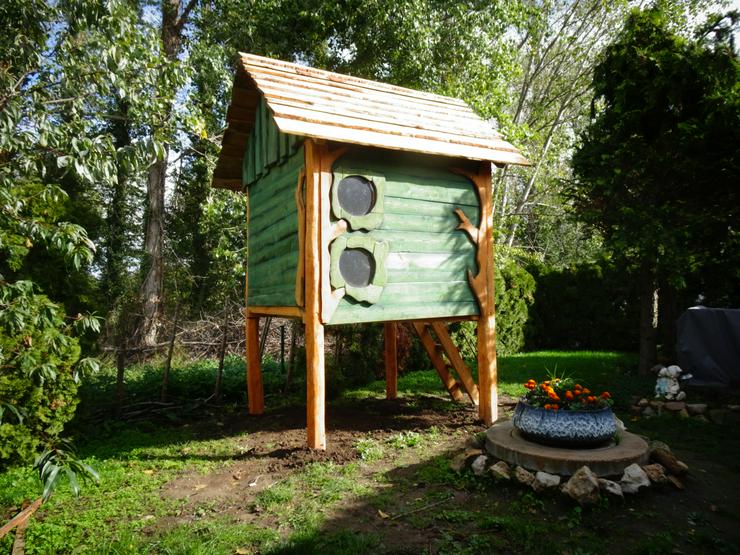 Bild 6: Stammholz,Bauholz,Rundstämme, Naturstämme für Garten/Landschaftsbau Carport,Pagoden 