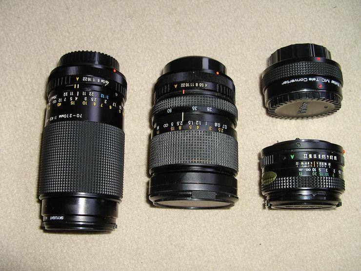 Canon T70 Spiegelreflexkamera - Analoge Spiegelreflexkameras - Bild 1