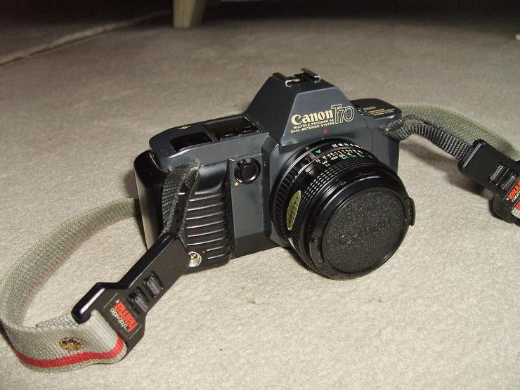 Bild 3: Canon T70 Spiegelreflexkamera