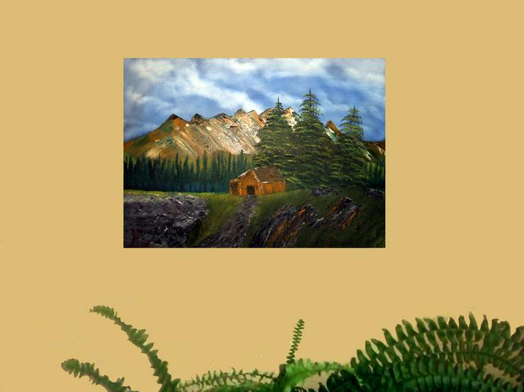 Berglandschaft - Oel Gemälde - 50 x 70 cm - Gemälde & Zeichnungen - Bild 2