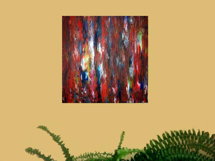 Bild 2: Abstrakte, Moderne Malerei Nr.1 - Gemälde ist 50 x 50 cm