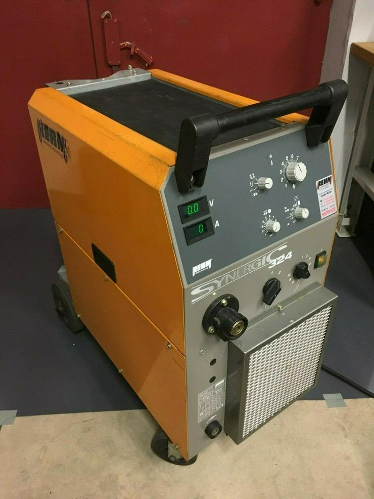 Rehm Synergic 324 MIG/MAG Schweißgerät 320 Ampere Lorch Fronius Merkle Kemppi Ess - Metallverarbeitung & Fahrzeugbau - Bild 3