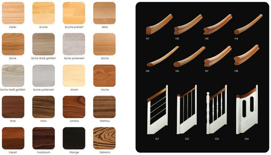 Bild 2: NEU Holztreppen ''Heiner" nach Maß mit montage vom Treppen Hersteller
