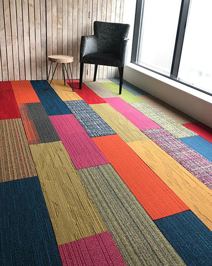 Neu! Laminat aus Teppichfliesen div. Farben Hohe Qualität Teppich - Teppiche - Bild 9