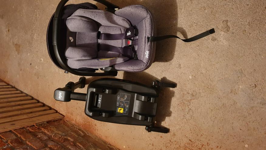 Bild 2: verkaufe einen Babyautositz mit Isofix Station