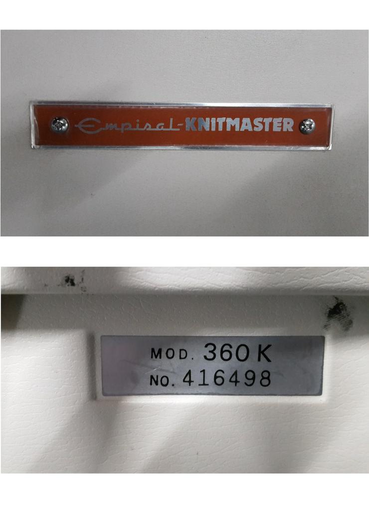 Bild 10: Strickmaschine Empisal Knitmaster Mod. 360K
