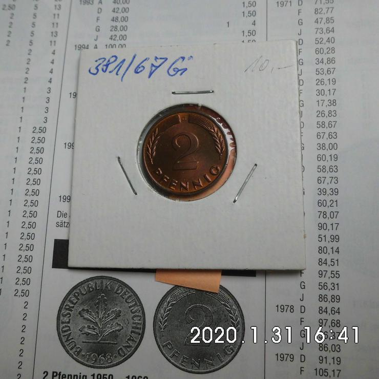 D-Mark 2 Pfennig 1967 G
