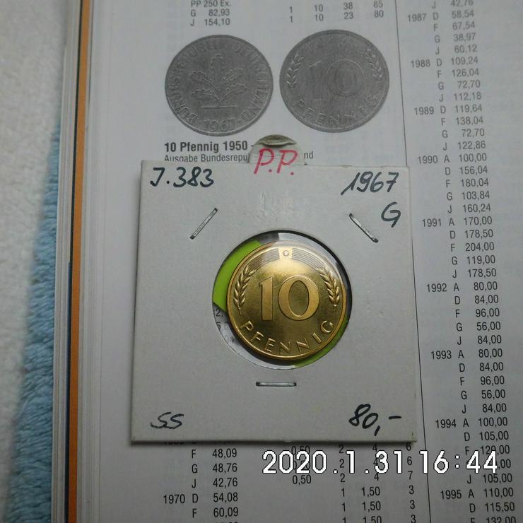 D-Mark 10 Pfennig 1967 PP