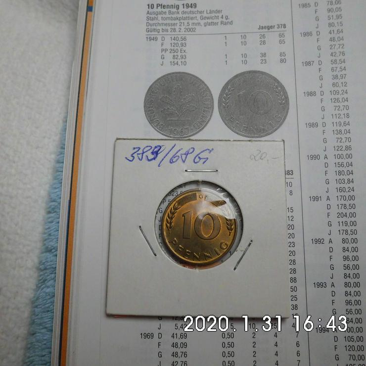 D-Mark 10 Pfennig 1968 G