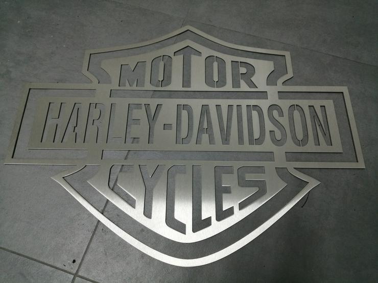 Bild 2: Harley Davidson Logo Edelstahl 