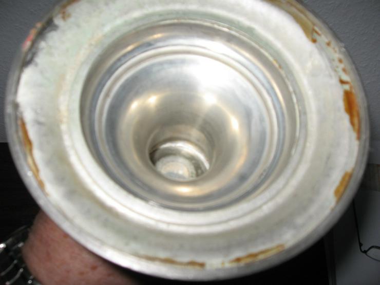 Bild 8: Zinn - Bodenvase / Kanne aus Reinzinn mit Gütezeichen RAL