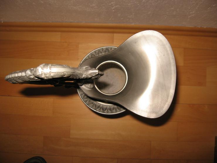Zinn - Bodenvase / Kanne aus Reinzinn mit Gütezeichen RAL - Krüge - Bild 5
