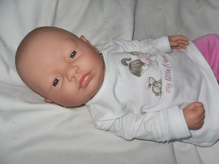  Baby Vanessa 52 cm Vollvinyl Puppe Baby Babypuppe  - Puppen - Bild 6