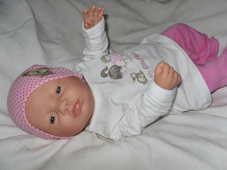  Baby Vanessa 52 cm Vollvinyl Puppe Baby Babypuppe  - Puppen - Bild 12