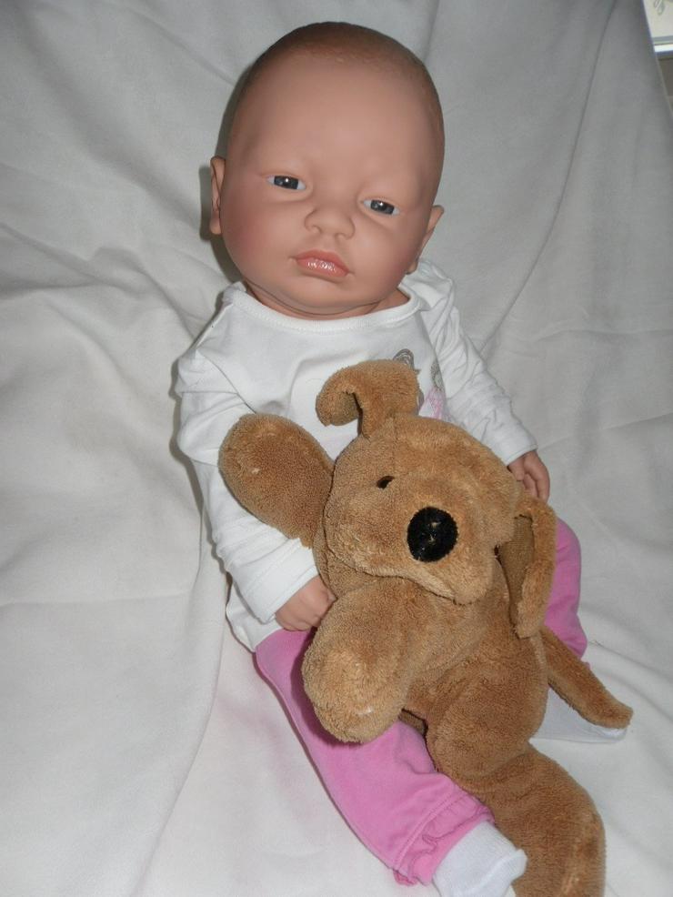  Baby Vanessa 52 cm Vollvinyl Puppe Baby Babypuppe  - Puppen - Bild 8
