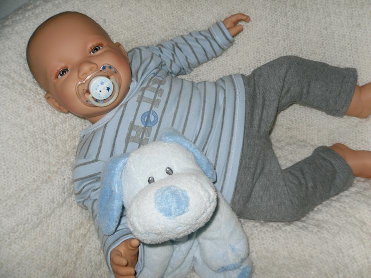 Bild 6:  Babypuppen Leopold 54 cm mit Schnuller Doro Dolls Baby NEU
