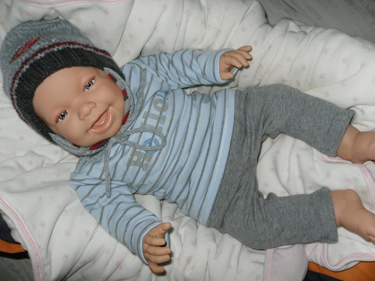 Bild 11:  Babypuppen Leopold 54 cm mit Schnuller Doro Dolls Baby NEU
