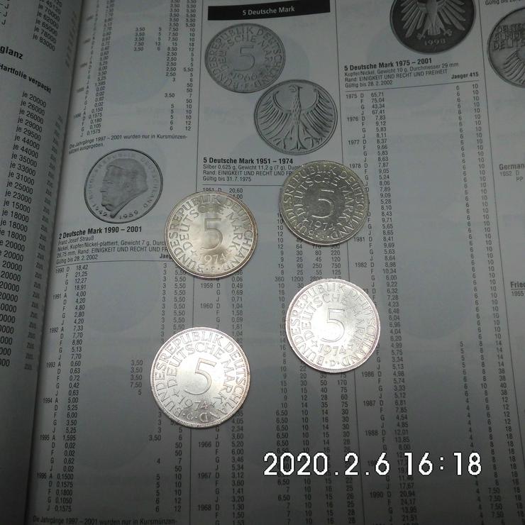 5 DM Silberadler 1974 - Deutsche Mark - Bild 1