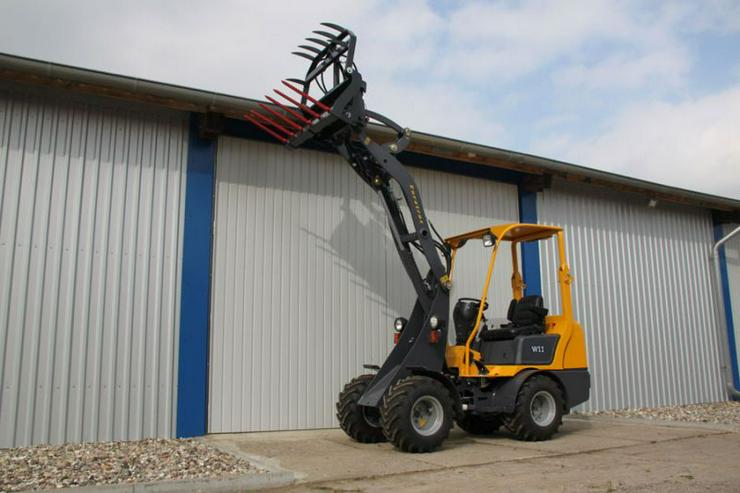 Radlader Lader Hoflader Hoftrac Eurotrac W11 Kubota StageV Hoftrac Allrad  - Traktoren & Schlepper - Bild 3