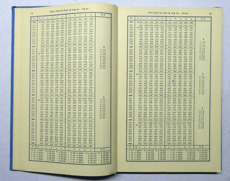 Fünfstellige Logarithmische und Trigonemetische Tafeln - Bücher & Zeitungen - Bild 2