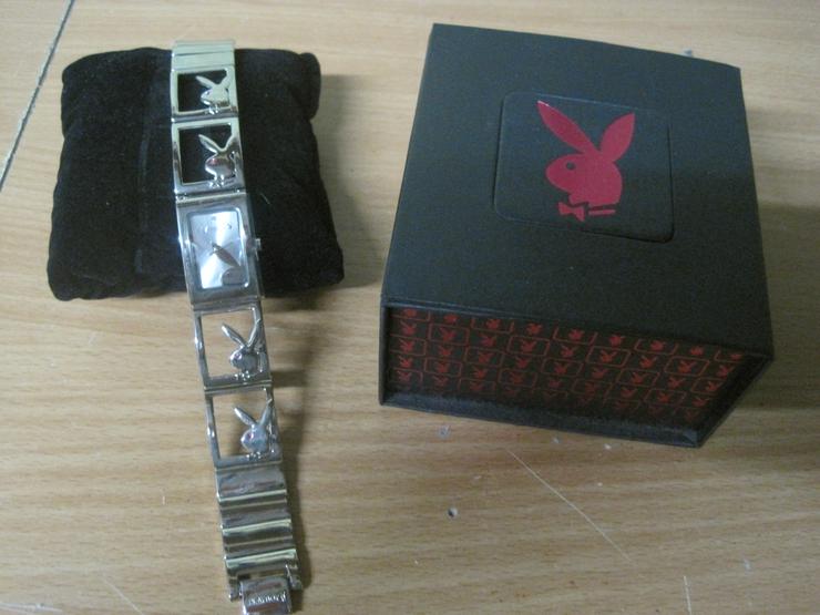 2 Armbanduhren Playboyuhr Uhr Playboy Armbanduhr - Damen Armbanduhren - Bild 3