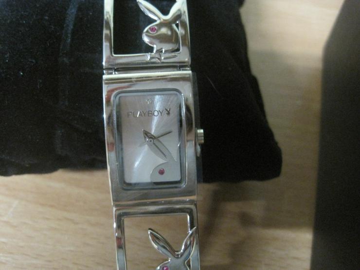 2 Armbanduhren Playboyuhr Uhr Playboy Armbanduhr - Damen Armbanduhren - Bild 4