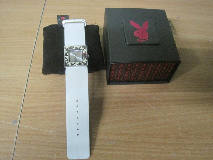 2 Armbanduhren Playboyuhr Uhr Playboy Armbanduhr - Damen Armbanduhren - Bild 7