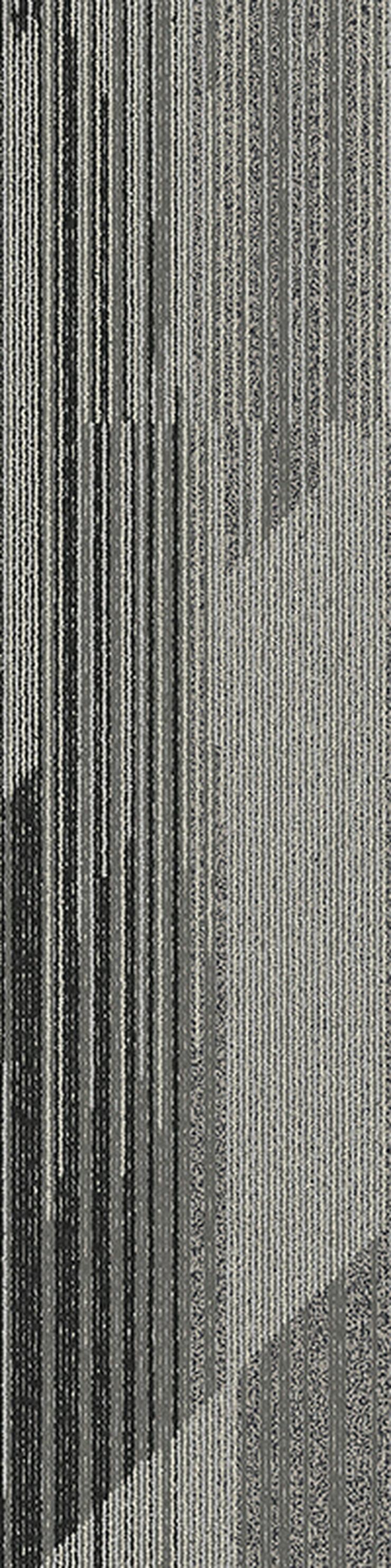 Gestreifte 'Laminat' Teppichfliesen. Bodenbelag in Grau und Braun - Teppiche - Bild 3