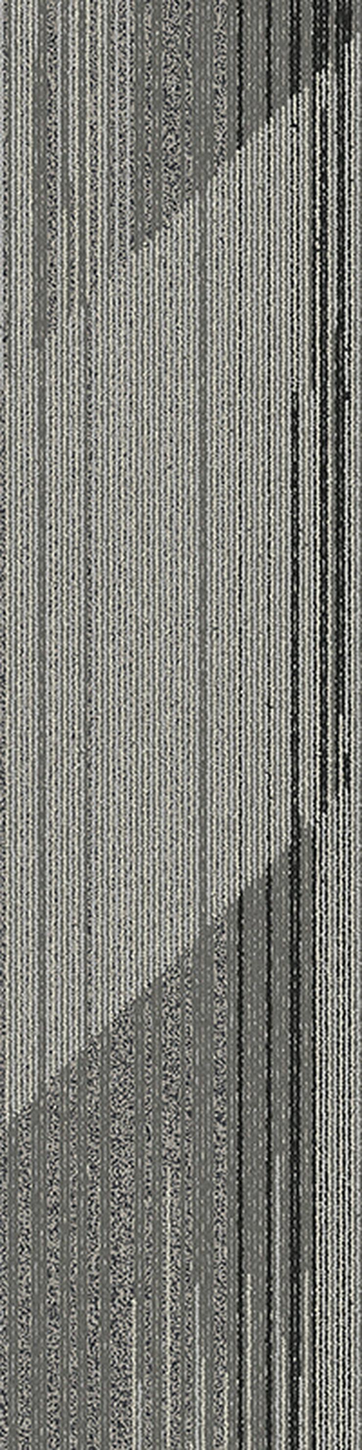 Gestreifte 'Laminat' Teppichfliesen. Bodenbelag in Grau und Braun - Teppiche - Bild 2