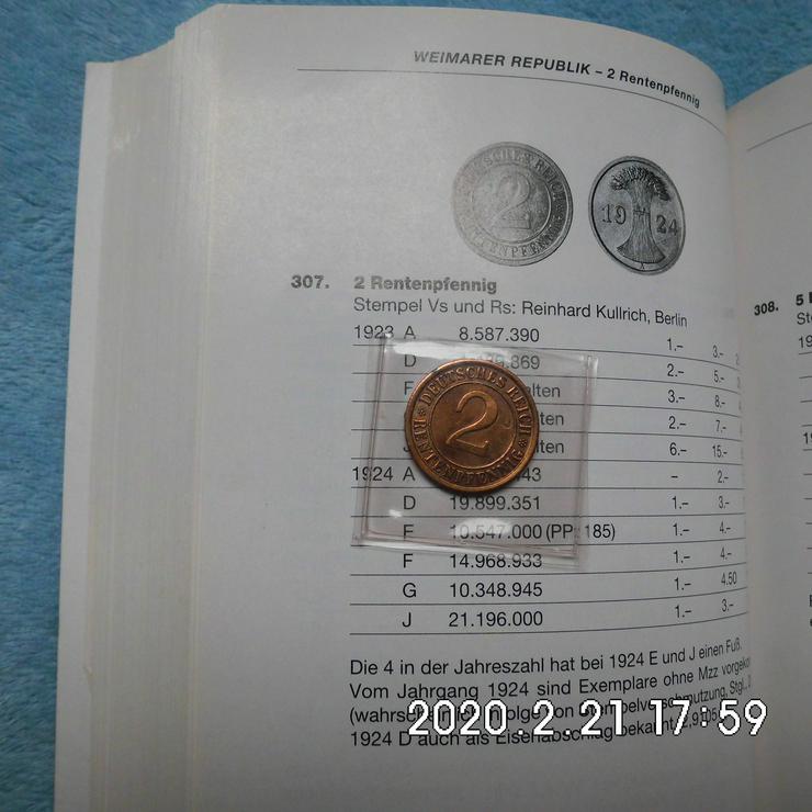2 Pfennig Rentenpfennig 1924 J