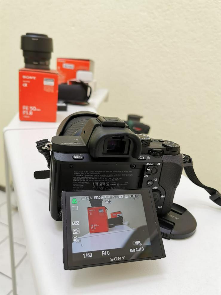 Kamera Sony Alpha 7 II inkl.28-70 & 50 1,8FE OVP+Garantie+Zubehör - Digitalkameras (Kompaktkameras) - Bild 4
