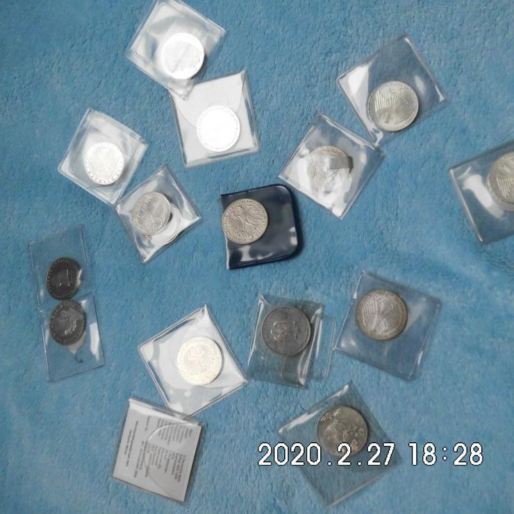 17 Stück 5 DM Münzen Stempelglanz