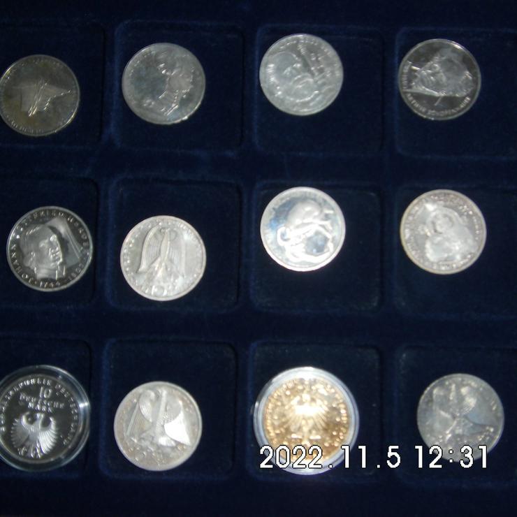 12 Stück 10 DM Münzen Stempelglanz