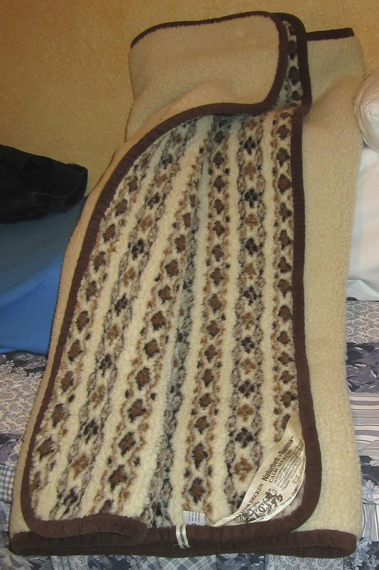 Bild 2: 2 Merinoschafwolldecken zu Verkaufen