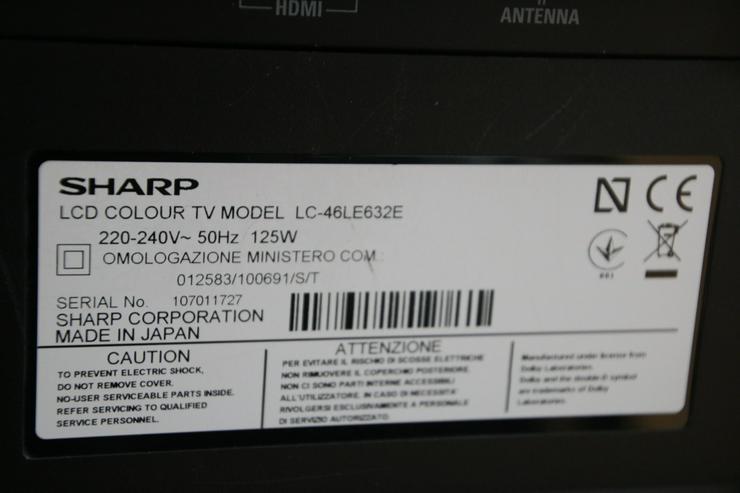 Sharp Aquos LED HD Fernseher Diagonale 41 Zoll/120 cm, Breite 108 cm - 25 bis 45 Zoll - Bild 4